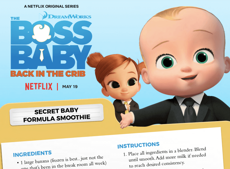 The Boss Baby: Back in the Crib | Secret Baby Formula Smoothie