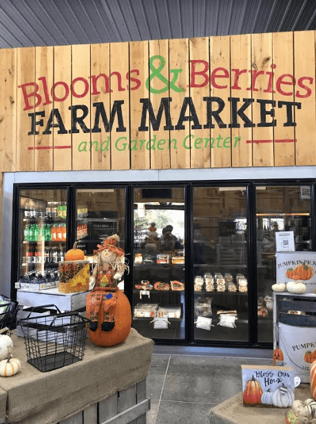 Great shopping inside Bloom and Berries Market