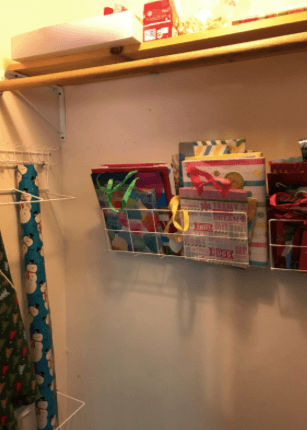 DIY Closet Wrapping Station