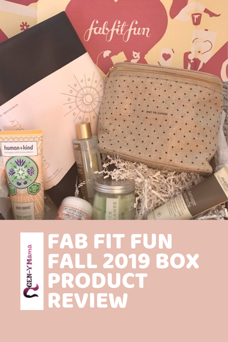Fab Fit Fun Fall 2019 Box Product Review Gen Y Mama