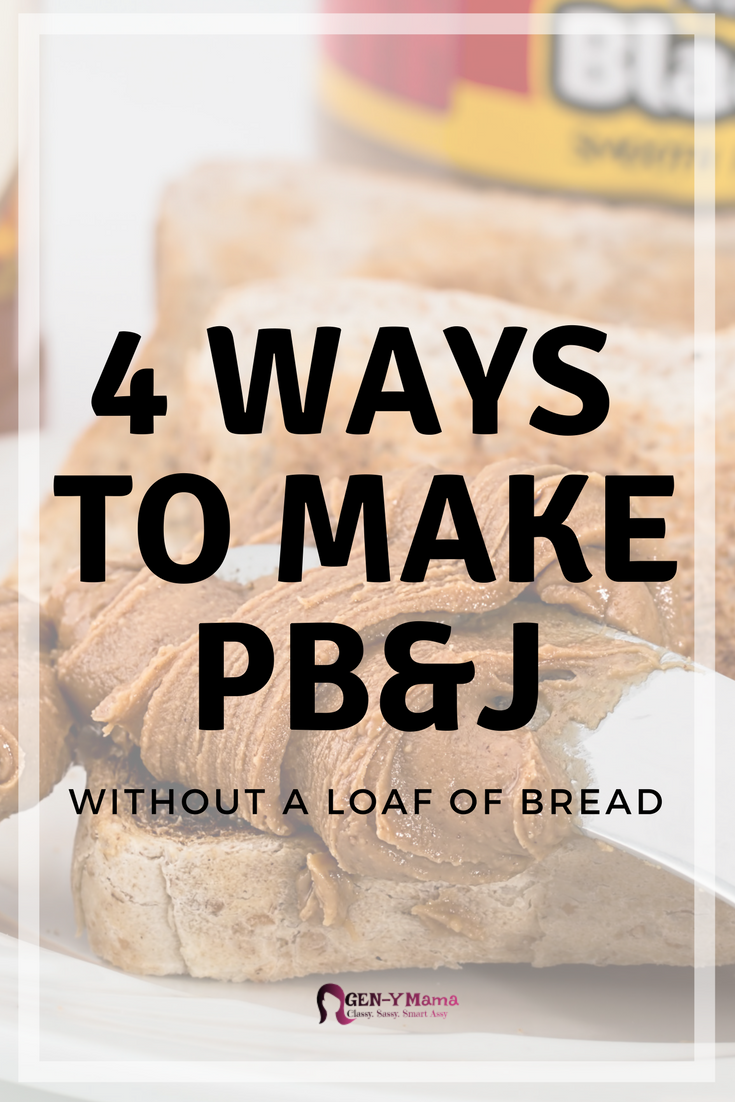 4 Ways to Make PB&J Without a Loaf of Bread