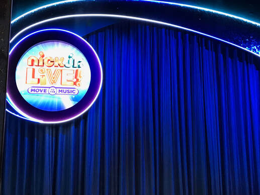 Nick Jr. Live! stage and logo