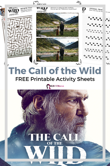 Call of the Wild Family Fun Activity Sheets