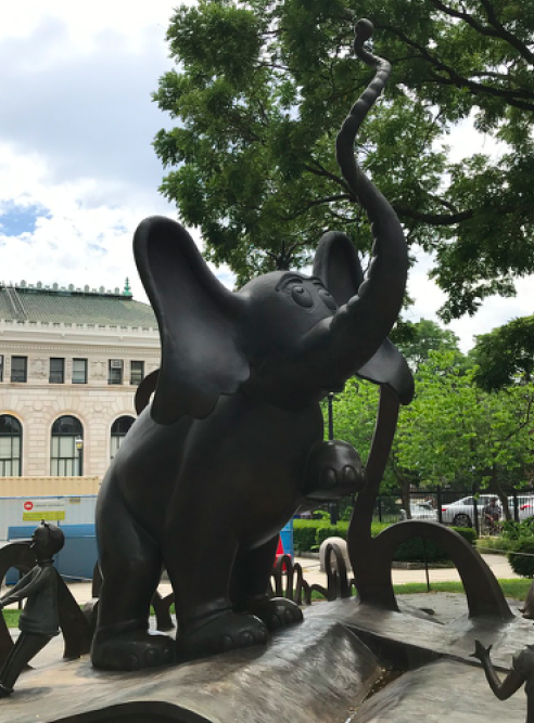 Amazing World of Dr. Seuss Horton Sculpture