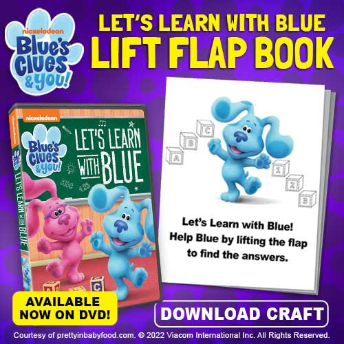 Let's Learn with Blue | DIY Lift the Flap Book