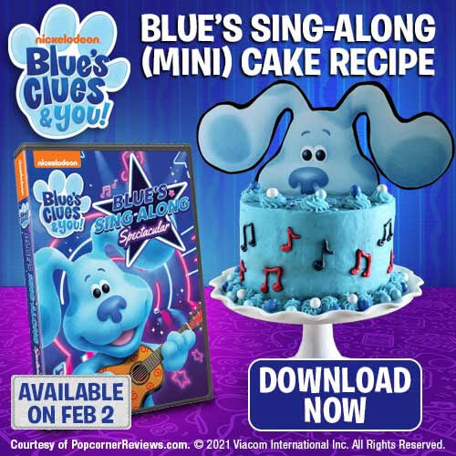 Blue's Clues Sing Along Spectacular Party Ideas | Mini Blue Cake