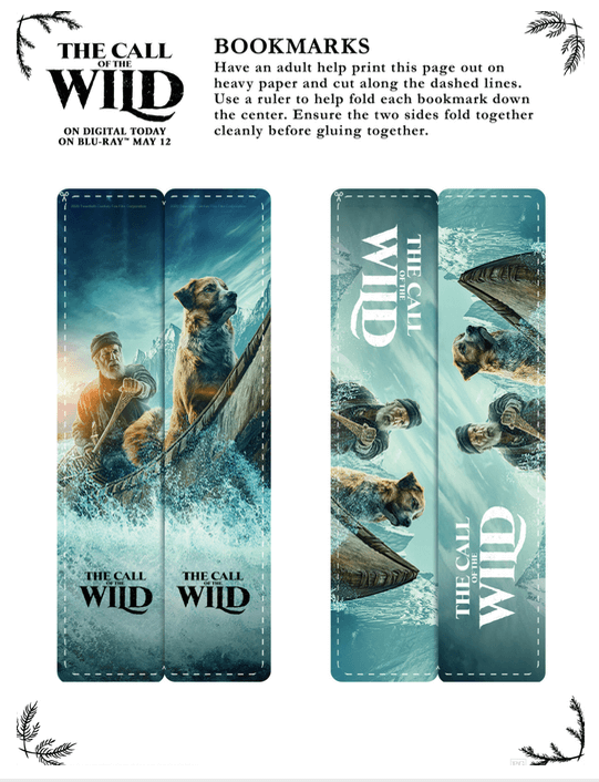Call of the Wild_Activity_Bookmark
