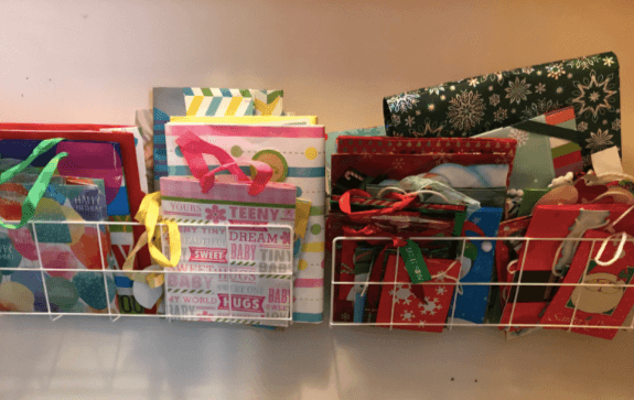 DIY Closet Wrapping Station_Gift Bags