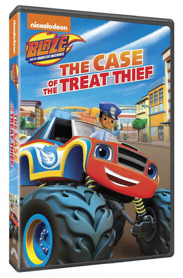 New Blaze and the Monster Machines DVD The Case of the Treat Thief In Stores July 27th