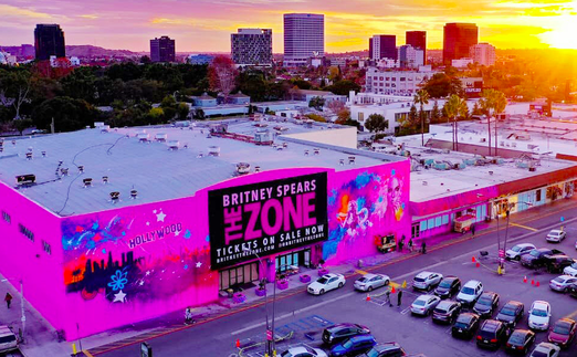 Britney Spears The Zone Aerial View
