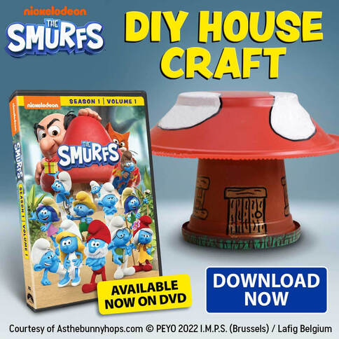 The Smurfs Season 1 Vol 1 DVD | Smurf-tastic DIY Smurf House Craft