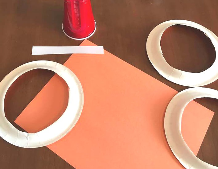 DIY Traffic Cone Ring Toss Game, supplies needed