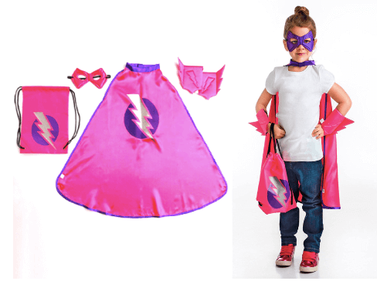 Easter Gift Guide Pink Superhero Dress Up Set