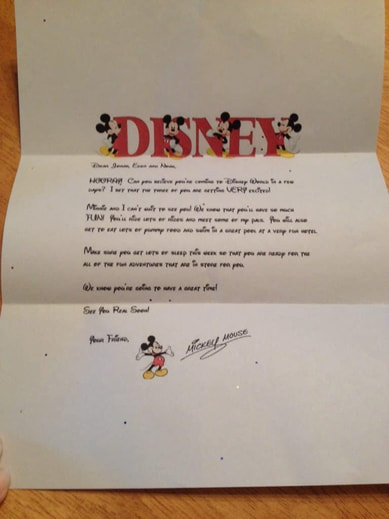 Disney Trip Reveal | Letter from Mickey, MommyTravels.net