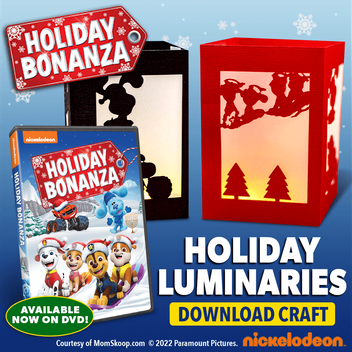 Nick Jr.: Holiday Bonanza DVD | DIY Holiday Luminaries