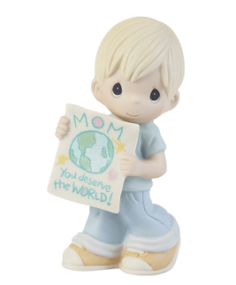 Precious Moments Mother's Day Gift Guide_Deserve The World- Boy