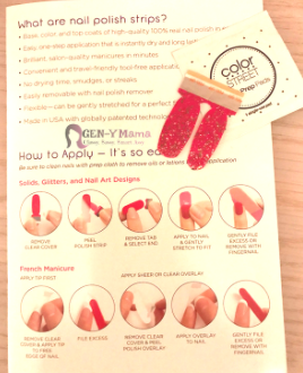 Color Street Nail Review Instructions