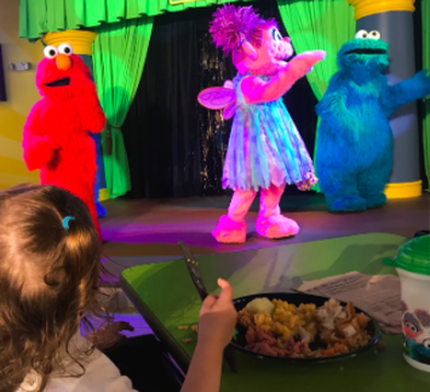 Dine with Elmo at Sesame Place