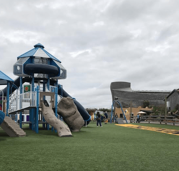 Visiting the Ark Encounter with Kids, large playground