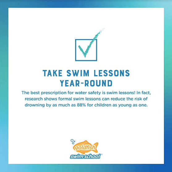 Water Safety Tip, Take Swim Lessons Year Round