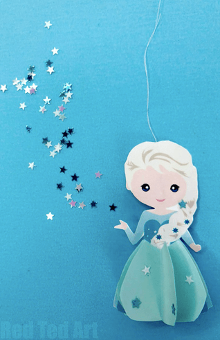 Frozen 2 Movie Night, Elsa Ornament 
