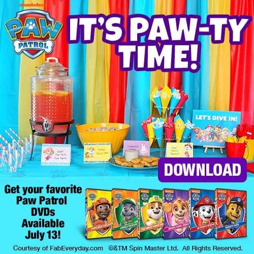 Throw the Ultimate PAW Patrol Party This Summer!
