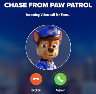 Parents can create a personalized video message from Skye or Chase in celebration of PAW Patrol: The Movie
