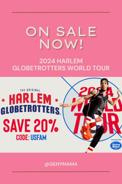 Save Up to 20% on tickets for the 2024 Harlem Globetrotters World Tour