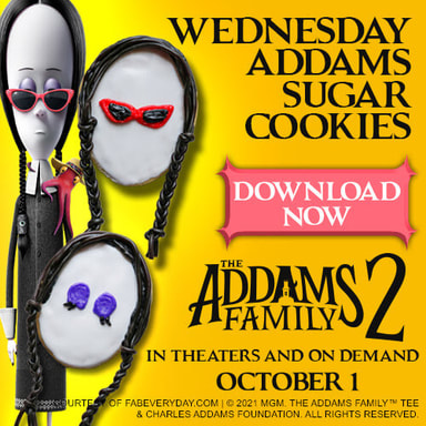 The Addams Family 2 No-Spoilers Review | Wednesday Addams Sugar Cookie Recipe