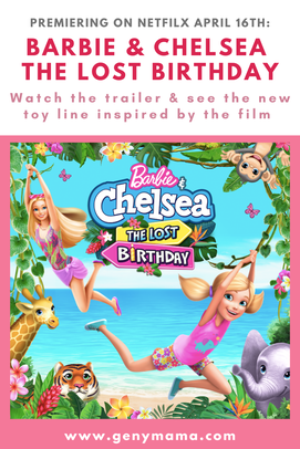 Barbie & Chelsea The Lost Birthday Premieres on Netflix April 16th