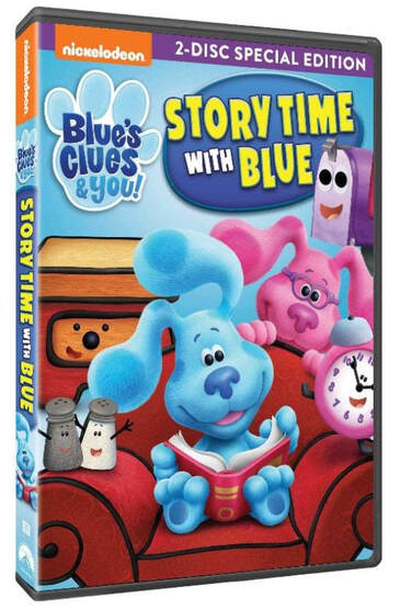 Blue's Clues 25th Anniversary 2 Disc DVD Story Time with Blue