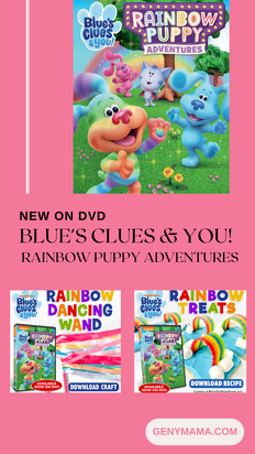 Blue's Clues & You! Rainbow Puppy Adventures DVD | Rainbow Activities