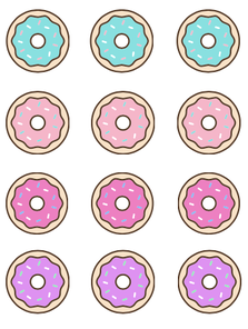 National Donut Day Printable Decor Printable Toppers