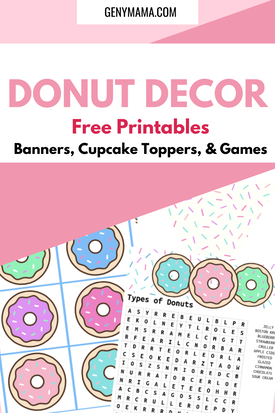 Celebrate National Donut Day with Free Printable Decor and Games