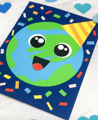 Earth Day Crafts and Projects_Handprint Earth