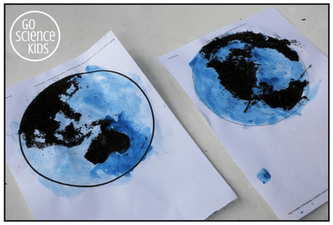Earth Day Crafts and Projects Paint with dirt
