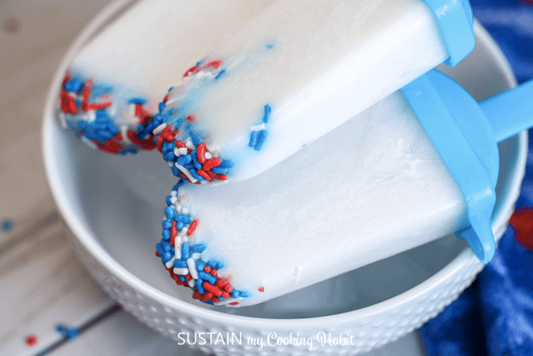 How to make Election Day fun for kids, coconut milk popsicles