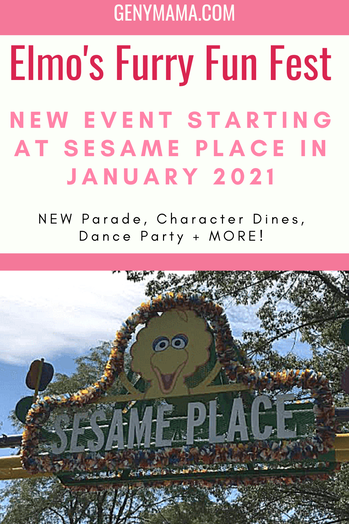 Elmo's Furry Fun Fest Begins Jan. 30th at Sesame Place