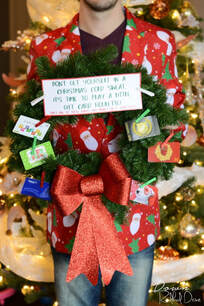 White Elephant Gift Idea_Gift Card Wreath