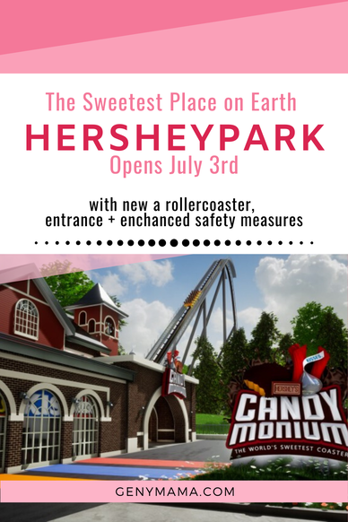 Hersheypark Opens July 3rd with new rollercoaster Candymonium