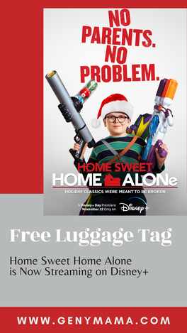 This Holiday Season Don't Leave Anything Behind | Free Home Sweet Home Alone Luggage Tag Download