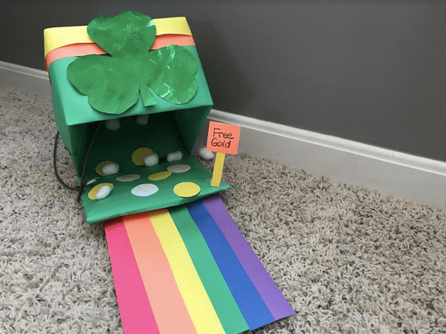 How to Catch a Leprechaun Box Trap Finished Product