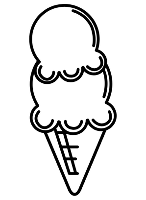 National Ice Cream Day Coloring Sheet