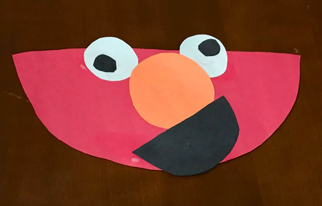 Easy Elmo Craft Mess Free Finished Product Reality