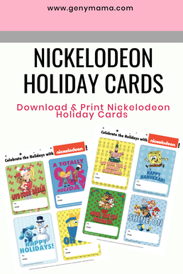Download and Print Holiday Cards Featuring PAW Patrol, Blue, Hey Arnold and more! 