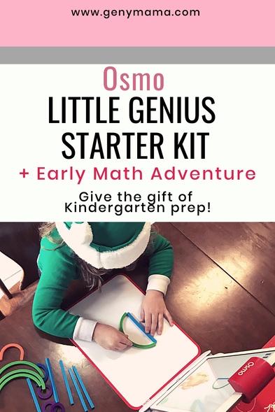 Osmo Little Genius Starter Kit + Early Math Adventure | Give the Gift of Kindergarten Prep!