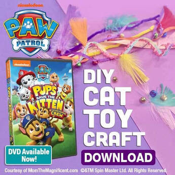 PAW Patrol: Pups Save the Kitten Catastrophe Crew DVD is Out Now! | DIY Cat Toys