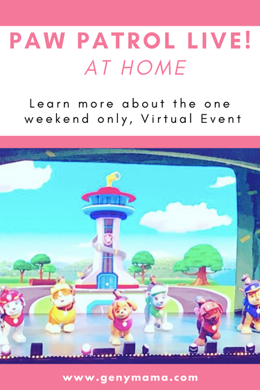 PAW Patrol Live! At Home | One Weekend Only, Virtual Event