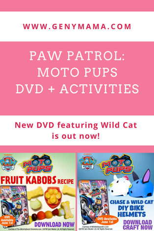 PAW Patrol: Moto Pups DIY Helmet Decorating and Fruit Kabobs