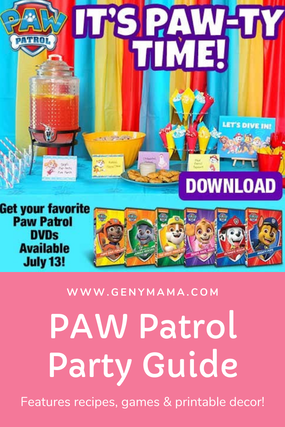 Throw a PAW-some PAW-ty this summer! | PAW Patrol Party Guide